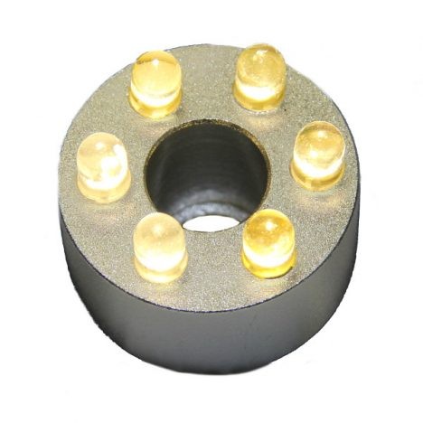 LED ring vit 6 dioder utan transformator