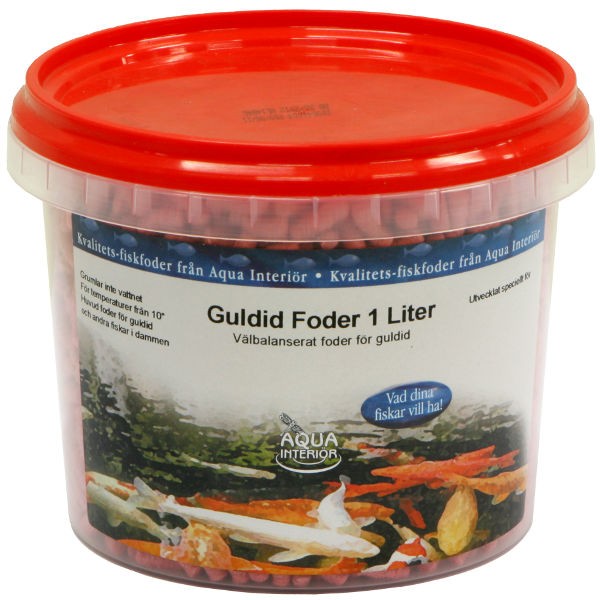 Guldidfoder 1 liter fiskfoder  85 g