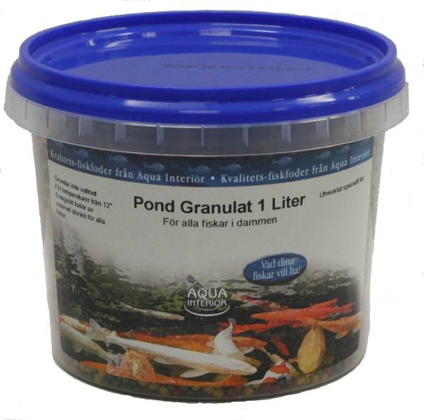 Pondgranulat 1 liter fiskfoder  325 g