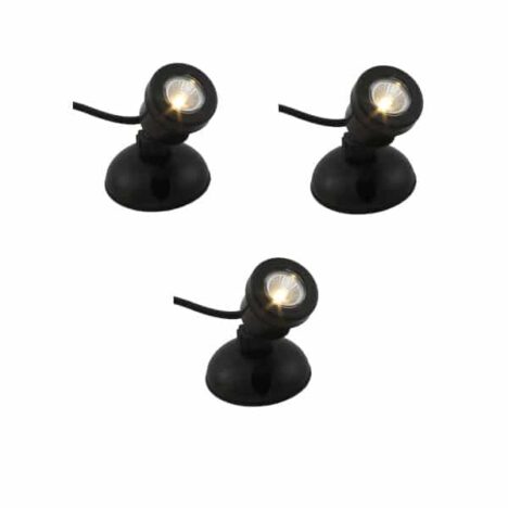 Led spot 1 W lämminvalkoinen 3 kpl