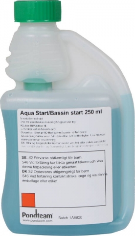 Aqua Start, 250ml till 2250l vid uppstart & vattenbyten