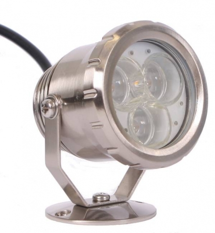 LED Spot 3W metall 3  power varmvita lysdioder